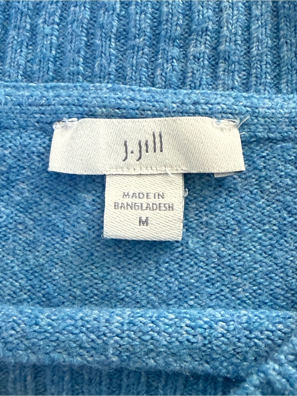 J. Jill Sky Blue Crewneck Sweater - Picture 5 of 6
